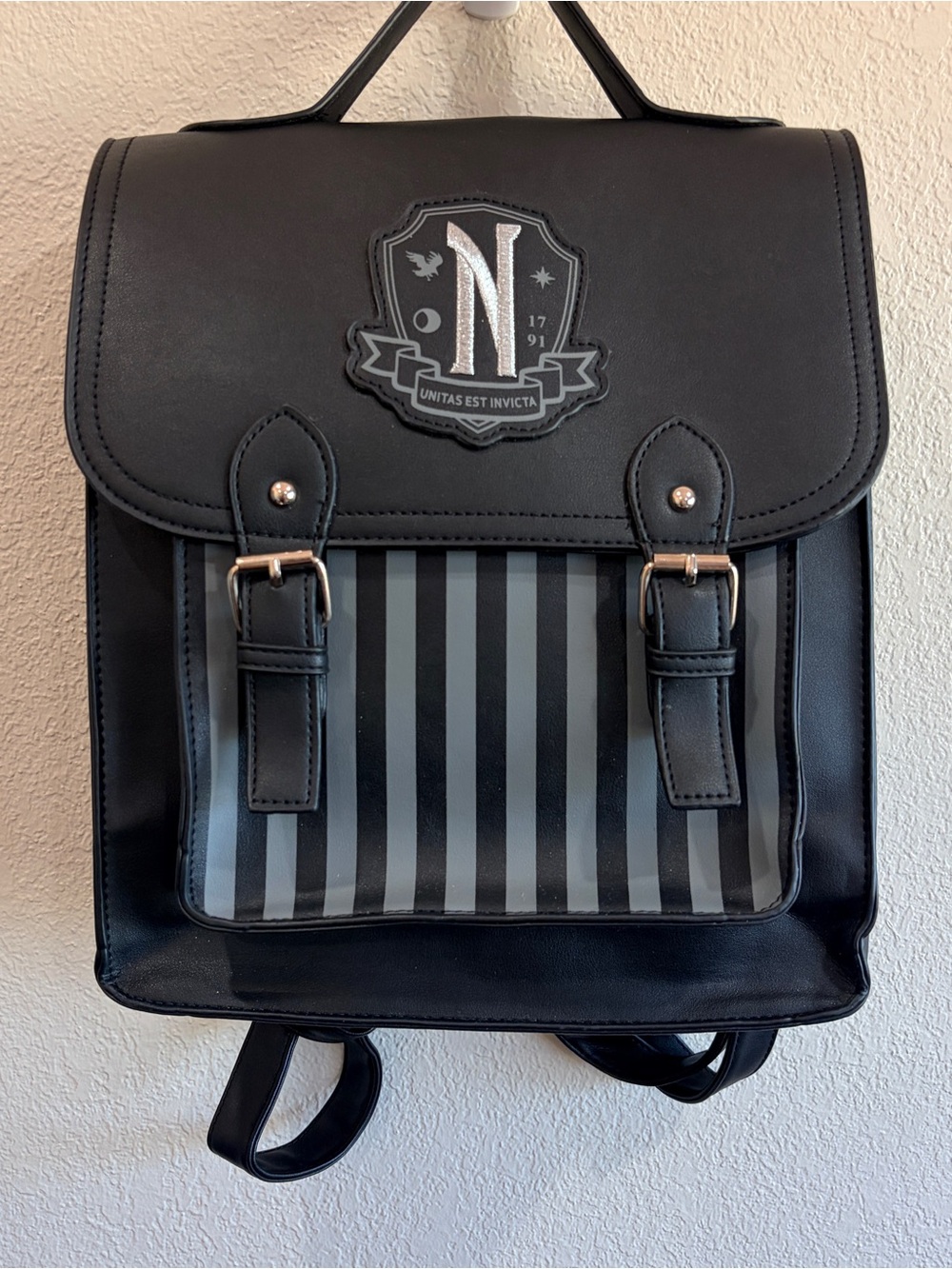 Wednesday Nevermore Academy Mini Backpack